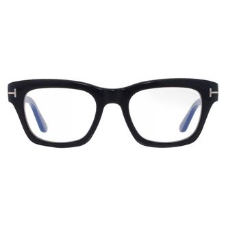 Tom Ford Blue Light Block Square Unisex Eyeglasses FT6036-B 001 52