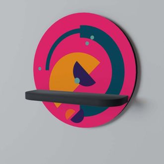 OEM Vivid Visionary Estante Redondo Negro