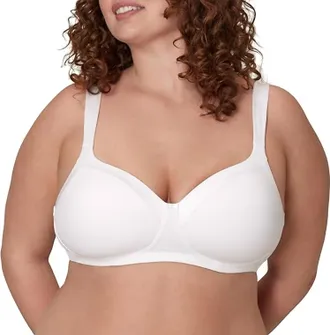 Playtex Shape Lined Balconette Wirefree Bra In White