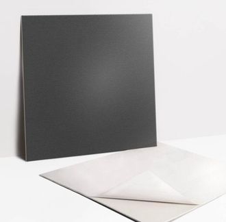 Tulup Pannelli da Parete Autoadesivi - Decorativi - Parete Piastrelle - 9 Pezzi Piastrelle - 9x30x30 cm - Colore Grigio