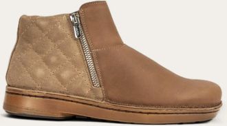 Naot Womens Sintra Boot In Bark/almond Suede