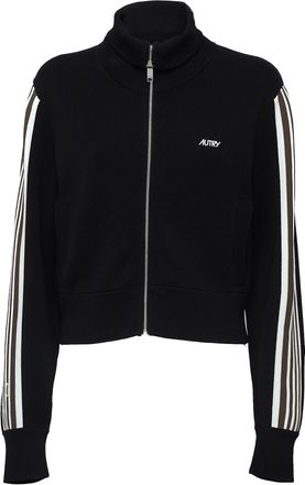 Autry Zip Knitted Track Metallic Jacket