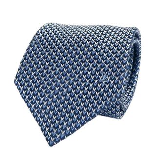 Louis Vuitton Pre-owned Accessories, male, Blue, Size: ONE SIZE Pre-owned Cravat