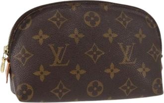 Louis Vuitton Pre-owned Mini Bags, female, Brown, Size: ONE SIZE Pre-owned Canvas Pouch