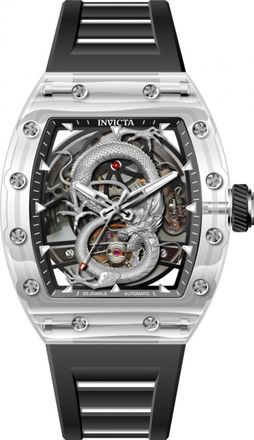 Invicta IN-69499 Mens Artist Dragon Watch - Silver - One Size