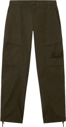 Stone Island Nylon Smerigliato Ghost Cargo Broek - Heren - Straight fit broeken - Groen - W33 - Nylon - Broeken