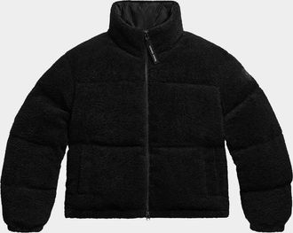 Canada Goose Fallon Puffer Jacket in High-Pile Fleece