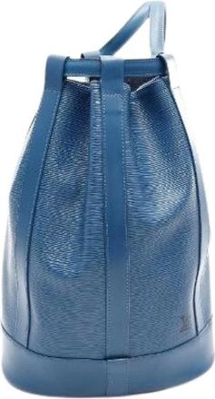 Louis Vuitton Pre-owned Bucket Bags, female, Blue, Size: ONE SIZE Pre-owned Bucket Bag