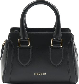 Alexander McQueen Alexander McQueen, Handbags, female, Black, Size: ONE SIZE Mini Birdee Bag