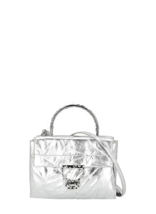 Coccinelle Arlettis Droplet Bag With Rigid Metal Handle And Adjustable Strap