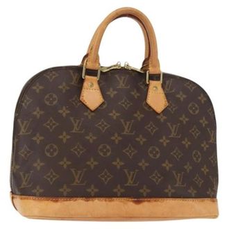 Louis Vuitton Pre-owned Handbags, female, Brown, Size: ONE SIZE Pre-owned Canvas Handbag