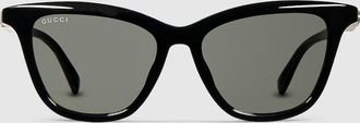 Gucci Cat Eye Sunglasses, Black