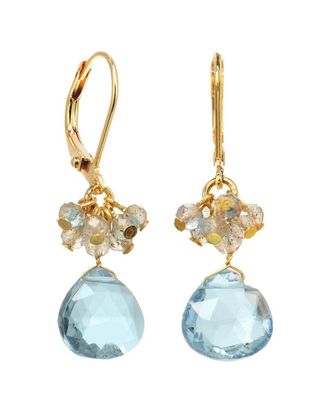 Rachel Reinhardt Jewelry Gemstone Cluster Earrings