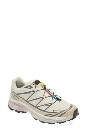 Salomon Gender Inclusive XT-6 Gore-Tex Waterproof Sneaker in Almond Milk at Nordstrom, Size 13.5 Womens