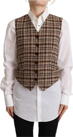 Dolce & Gabbana Vests - Dames - Bodywarmers - Veelkleurig - S - Jassen