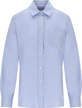 Max Mara Cobalto Shirt - Dames - Overhemden - Blauw - S - Katoen - Overhemden