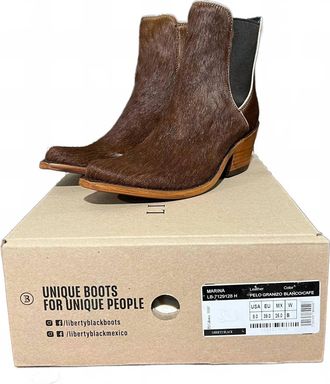Liberty Black Womens Granizo Cafe Booties In Brown