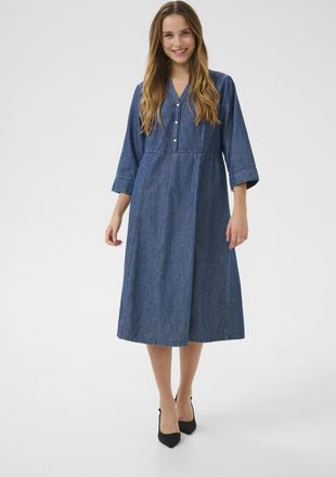 Kaffe Denim Jurk Regular fit blue