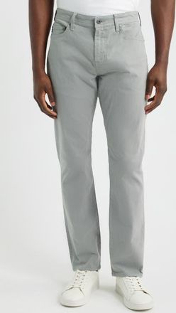 AG - Adriano Goldschmied Everett Stretch Sateen Slim Straight Pants in Willowed at Nordstrom, Size 42 X 32
