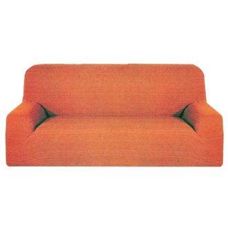 Trade Shop Trade Shop - Traesio - Copridivano 4 Posti Estendibile Da 170 a 280 Cm Copri Divano Elasticizzato Color - Arancione