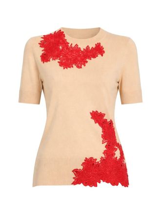 Ermanno Scervino Womens Embroidered Top