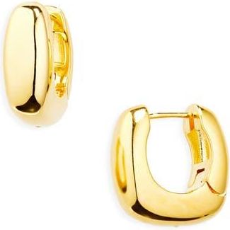 Nordstrom Demi Fine Square Huggie Hoop Earrings in 14K Gold Plated at Nordstrom Rack