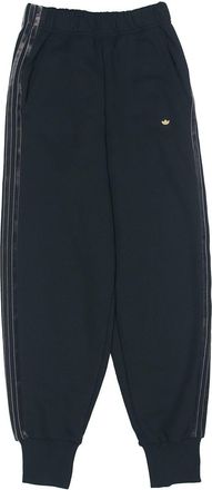 adidas (WMNS) adidas Cuffed Pants with Velvet Stripes and Trefoil Rivet Asia Sizing Black H18036