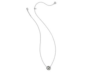 Kendra Scott Soccer Short Pendant Womens Necklace Womens Necklace Silver Ivory Mother-of-Pearl