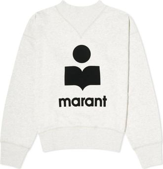 Isabel Marant Isabel Marent Etoile Moby Flock Logo Sweatshirt, Brand Size 36 ( US Size 4 )