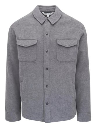 Peter Millar Crown Flex double-pocket shirt jacket - Grey