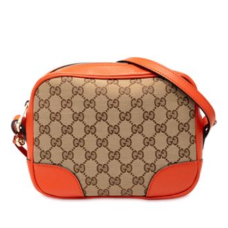 Gucci Tweedehands Gg Canvas Bree Schoudertas