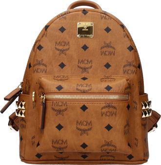 MCM Mcm Herrens Geldb&ouml;rsen und Beutel aus braunem/cognacfarbenem Leder