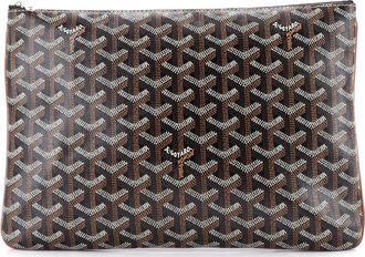 Goyard Senat Zip Pouch Coated Canvas MM