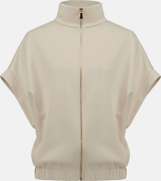 Joseph Ribkoff Womens Casual Zip-Up Jacket In Fawn