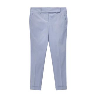 Windsor Cropped Broeken - Dames - Vrijetijds broeken - Blauw - XL - Leer - Broeken
