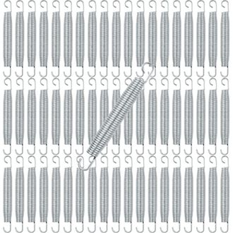 OEM Paquete De 60 Muelles De Repuesto (18 Cm) Fabricados En Acero Inoxidable Resistente A La Intemperie