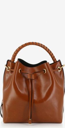 Chloé Bucket-Tasche aus glänzendem Glattleder Marcie