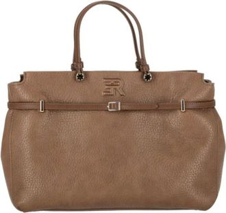 Ermanno Scervino Tassen, Dames, Bruin, ONE Size, Large Tote Unity