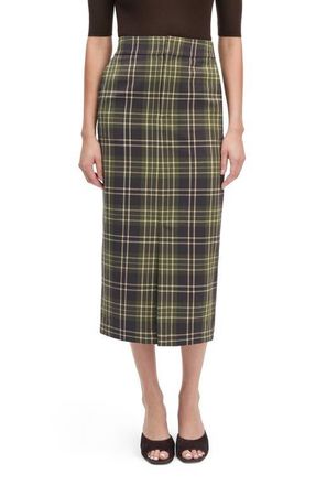 Favorite Daughter The Meyer Plaid Midi Skirt in Countryside Plaid at Nordstrom, Size 10