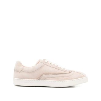 Fabiana Filippi Schoenen, Dames, Beige, 40 EU, Leer, Suede Leather Sneakers