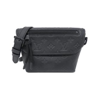 Louis Vuitton Black Leather Shoulder Bag (Pre-Owned)