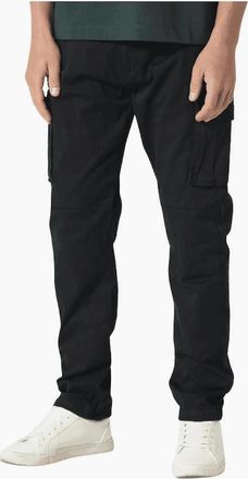 883 Police Mens Newton Black Cargo Pants