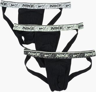 Nike Set of 3 Stretch Cotton Jockstrap with Logoed Elastic Band size Xs