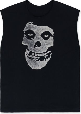 Vintage Black 80s Misfits Cut Off Shirt