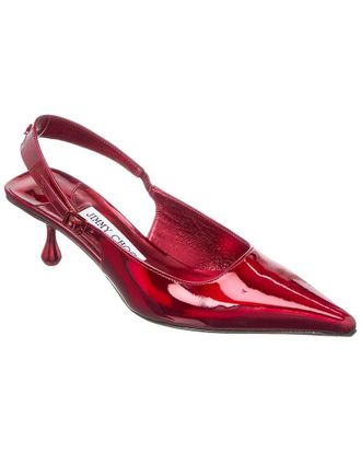 Jimmy Choo London Amel 50 Leather Slingback Pump