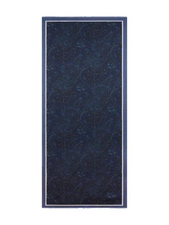 Etro paisley-pattern scarf - Blue