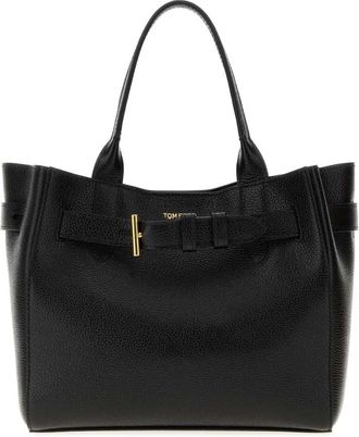 Tom Ford Audrey Small Tote - Dames - Shoppers - Zwart - ONE Size - Leer - Tassen
