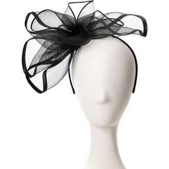 Collection XIIX Crinoline Rosette Fascinator in Black at Nordstrom Rack