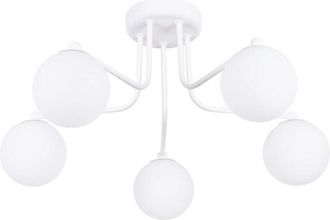 Wonderlamp L&aacute;mpara Cumo Blanco, 5 Luces
