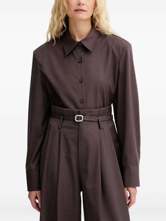 Isabelle Blanche Button-up blouse - Bruin